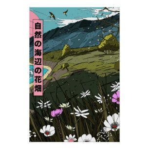 Poster Prairie côtière de la nature