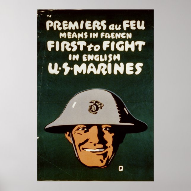 Poster Premier combat en anglais (Devant)