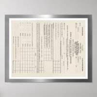 Premier formulaire d'impôt américain sur le revenu