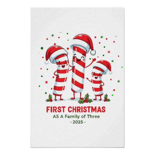 Poster Premier Noël en famille (Devant)