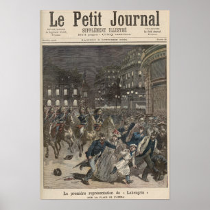 Poster Première performance de 'Lohengrin'