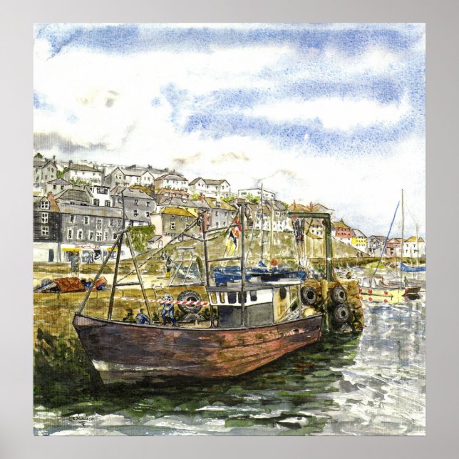 Poster 'Prêt pour une peinture' (Devant)