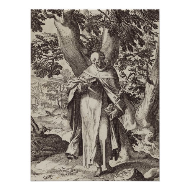 Poster Prêtre catholique de Saint Dominique (Devant)