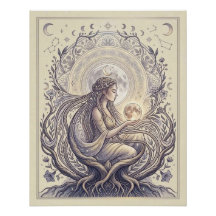 Prêtresse de la Lune Déesse