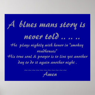 Poster Prière Bluesmans .. .. ..