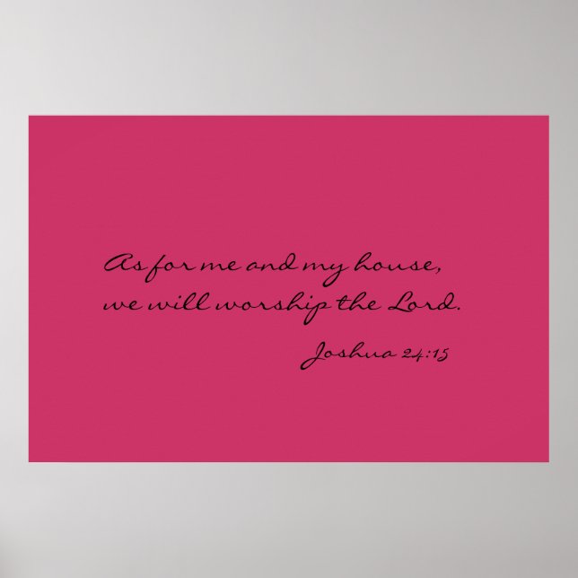 Poster Prière de la maison (Devant)