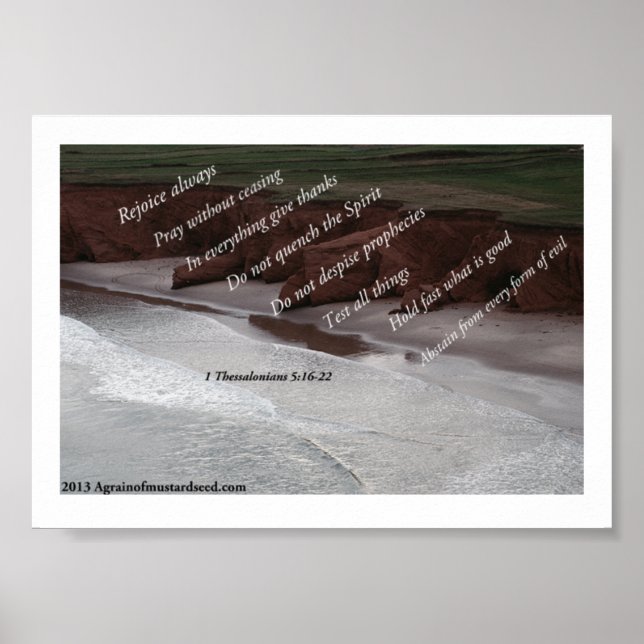 Poster Prières bibliques (Devant)