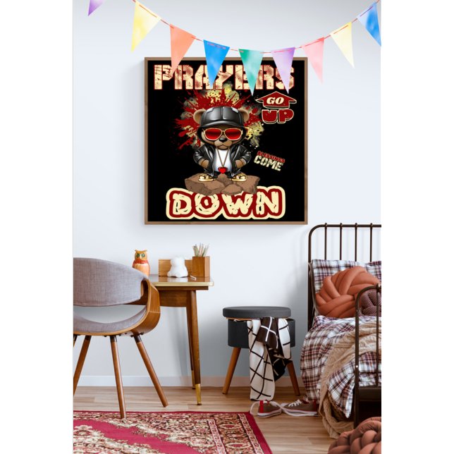 Poster Prières Montent La Foi Chrétienne (Créateur téléchargé)