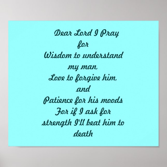 Poster Priez pour l'aide (Devant)