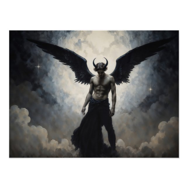 Poster Prince de l'Enfer Lucifer (Devant)