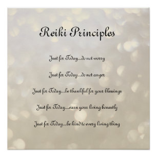 Poster Principes de Reiki