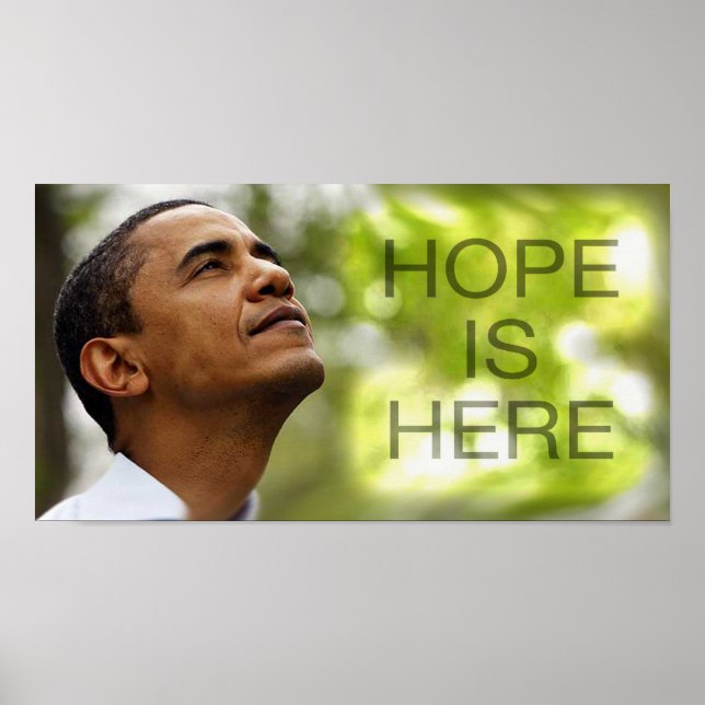 Poster Print Hope est ici (Devant)