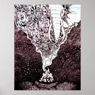 poster print of original art work