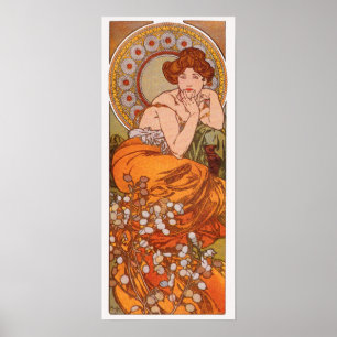Poster Print/Poster: Alphonse Mucha - Topaz