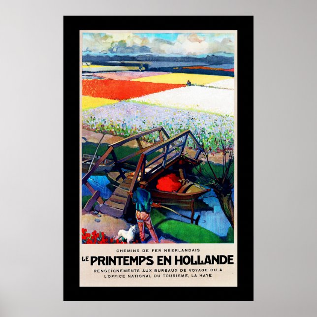 Poster Printemps à Hollande ~ Spingtime (Devant)