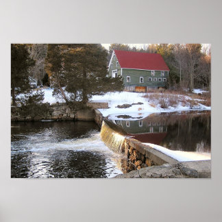 Poster Printemps Dans Le New Hampshire