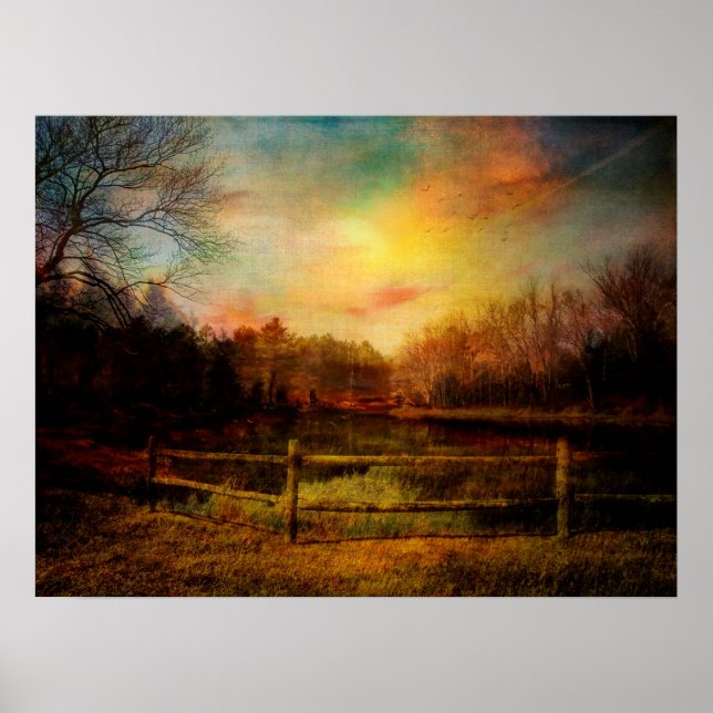 Poster Printemps éveillé dans le lac Supérieur (Devant)