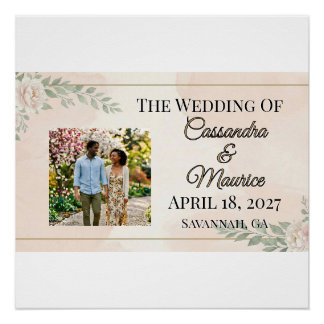 Poster 🌸 PRINTEMPS — “Jardin Éthéré” Brillant