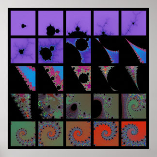 Poster Pris dans une spirale