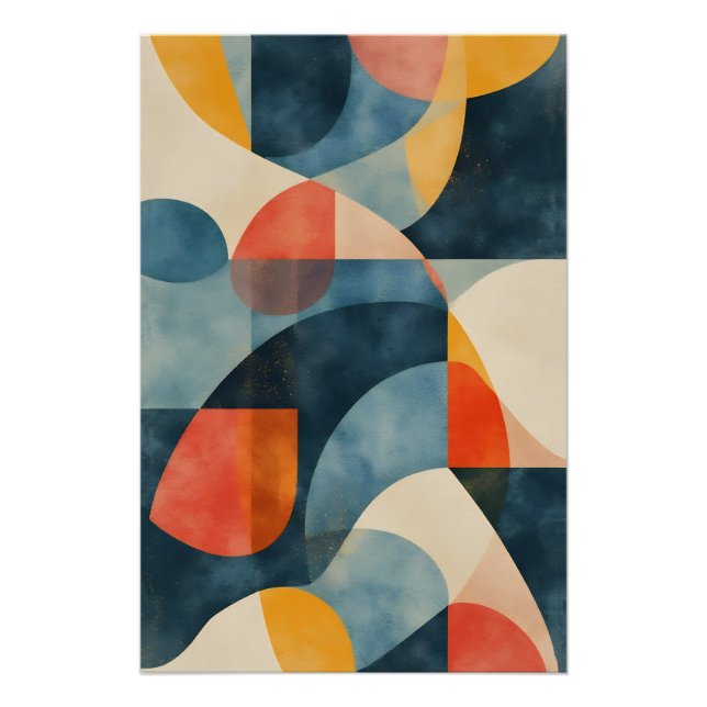 Poster Prisme Dimensionnel Vibrant (Devant)