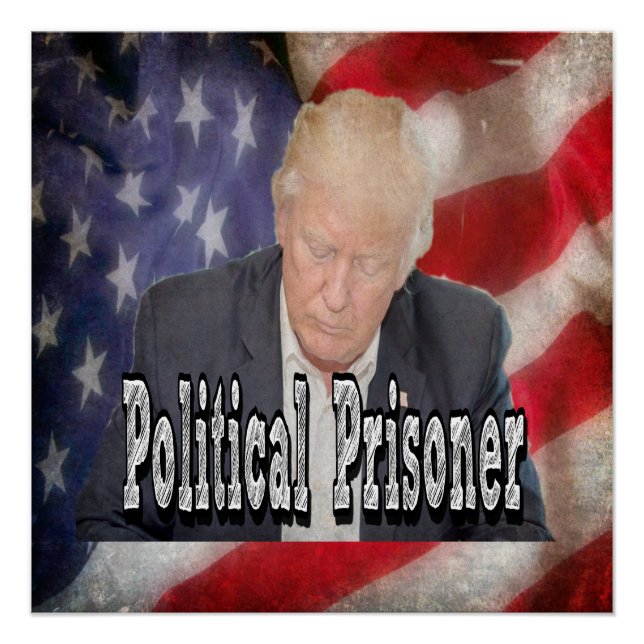 Poster Prisonnier politique de Trump (Devant)