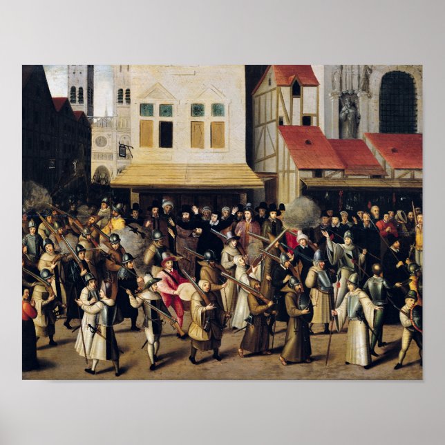 Poster Procession de la Sainte Ligue en 1590 (Devant)
