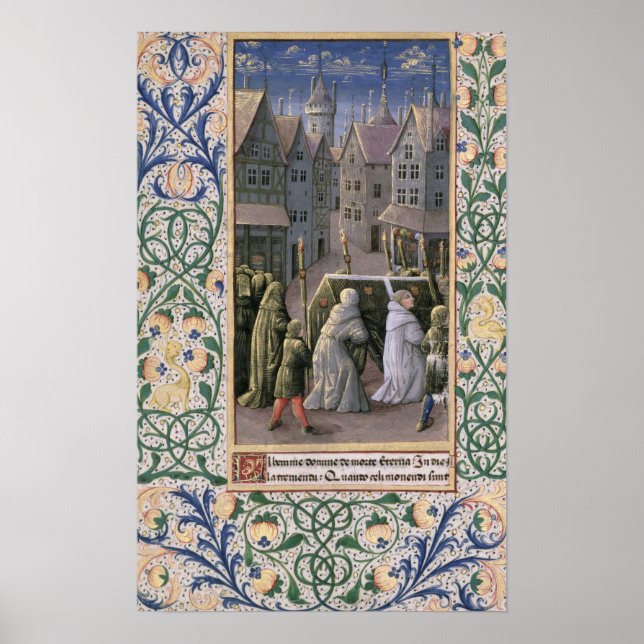 Poster Procession d'inhumation (Devant)