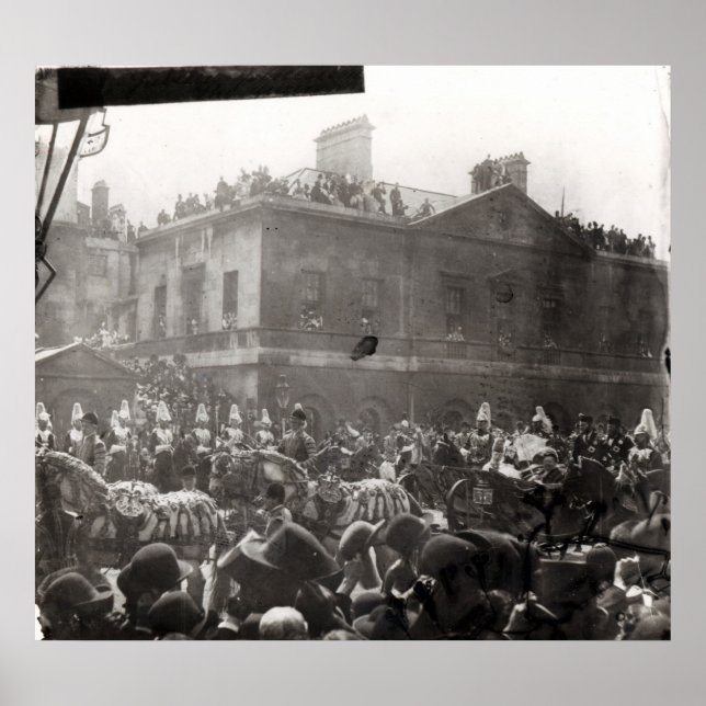 Poster Procession jubilaire à Whitehall, 1887 (Devant)