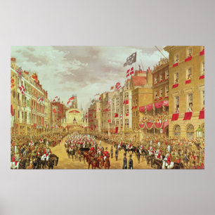 Poster Procession mariage d'Edward, Prince de Galles