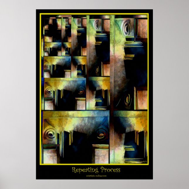 Poster Processus de répétition (Devant)