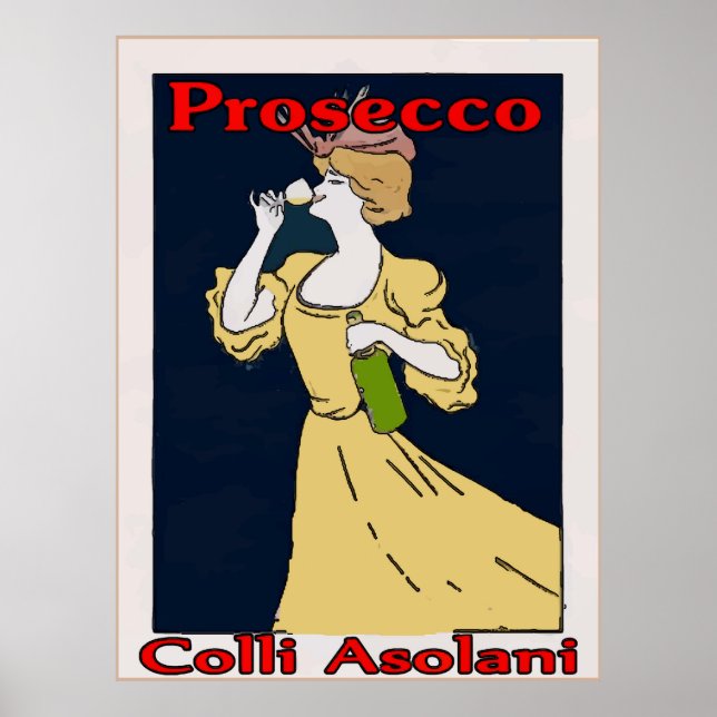 Poster Procuco, femme en verre (Devant)