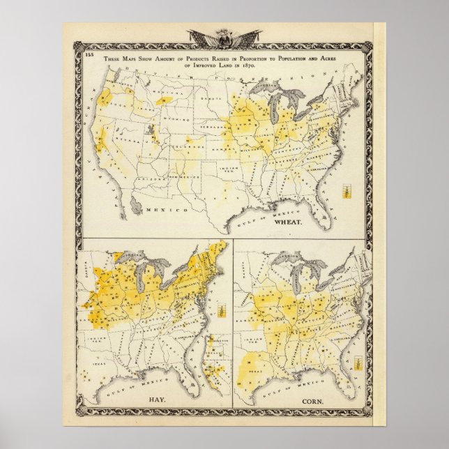 Poster Produits élevés proportionnellement à la populatio (Devant)