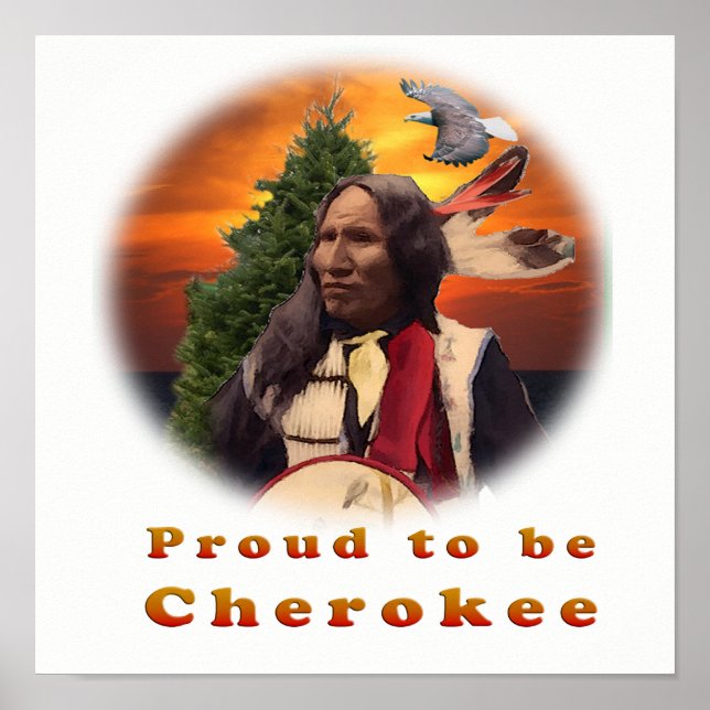 Poster Produits indiens Cherokee (Devant)