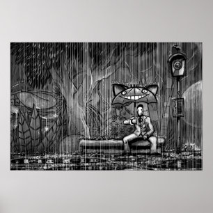 poster professeur horreur fan art