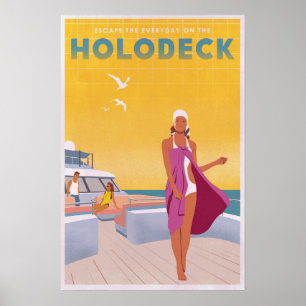 Poster Profitez de l'Holodeck