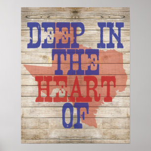 Poster Profondément au coeur du Texas !