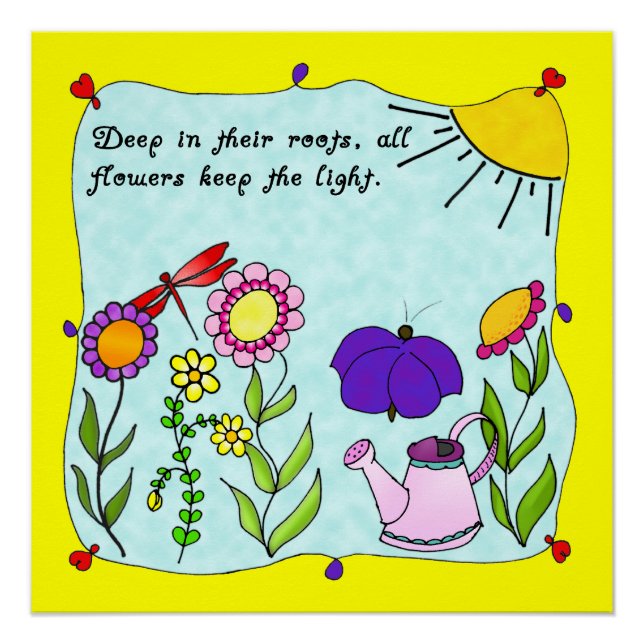 Poster profondément dans leurs racines Carré (Devant)