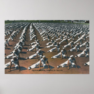 Poster Programme d'entraînement physique pour les recrues