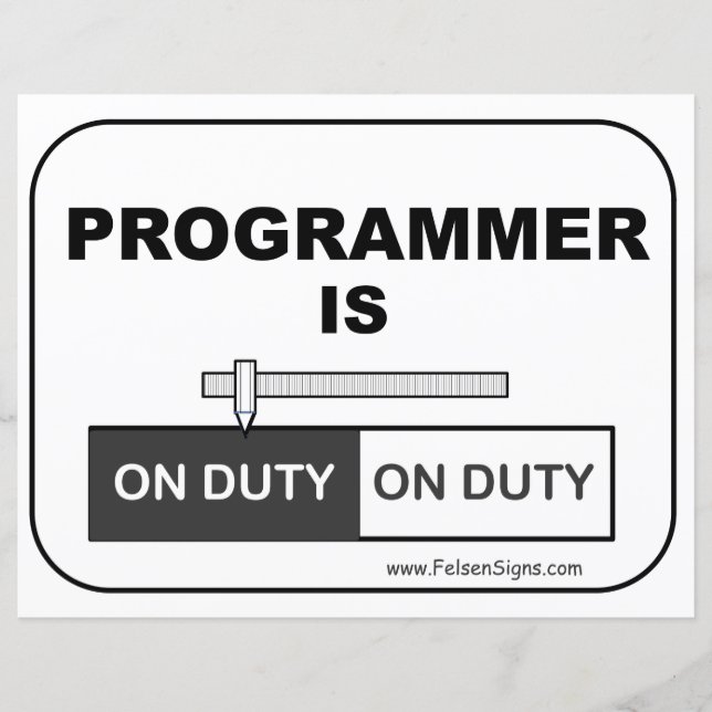 Poster - Programmeur est (Devant)