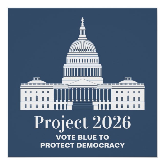 Poster Projet 2026 Vote pour la démocratie (Devant)