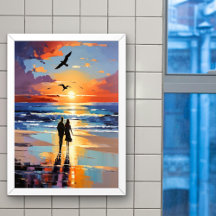 Promenade au coucher du soleil Expressionniste Rom