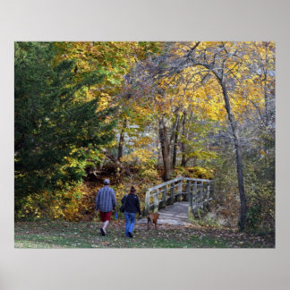 Poster Promenade Dans Le Parc