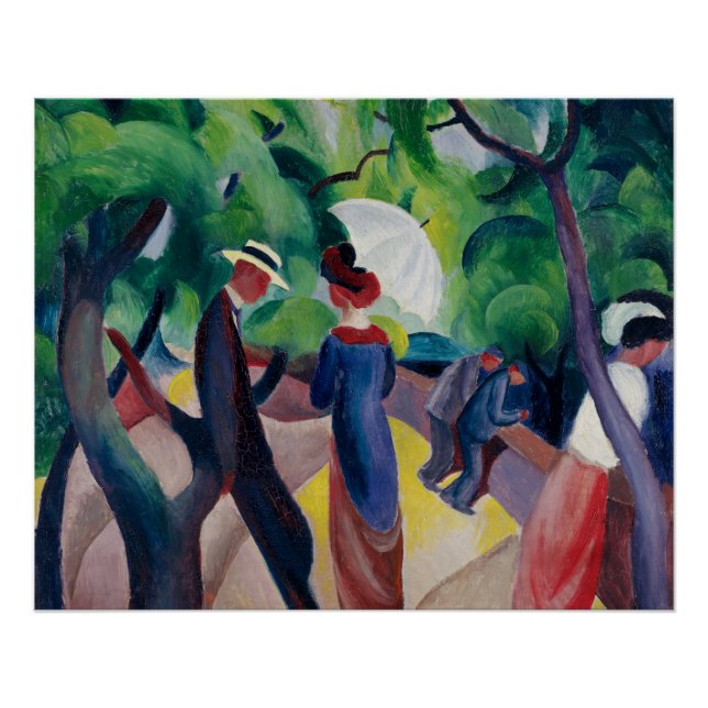 Poster Promenade d'août Macke (Devant)
