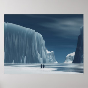 Poster Promenade des pingouins