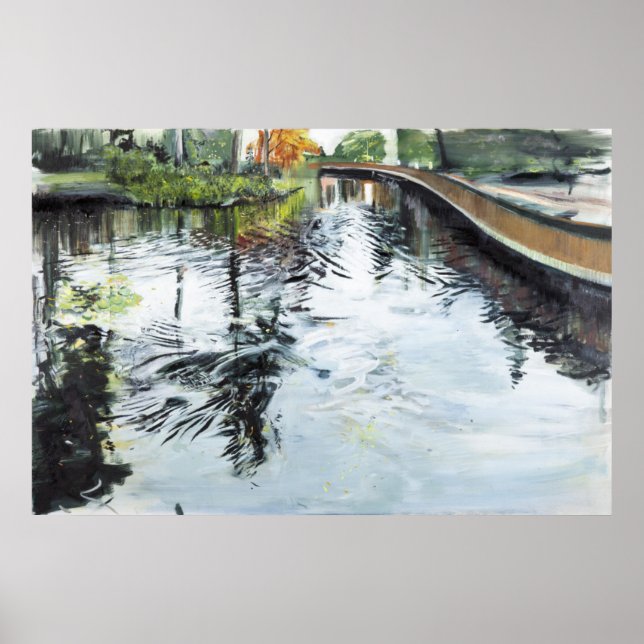 Poster Promenade et ripples Jardins Kew (Devant)