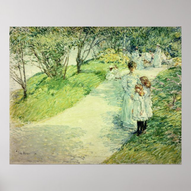 Poster Promenades dans le jardin, 1898 (Devant)