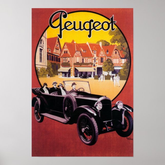 Poster promotionnel de Peugeot Automobile (Devant)