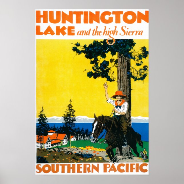 Poster promotionnel du lac Huntington (Devant)