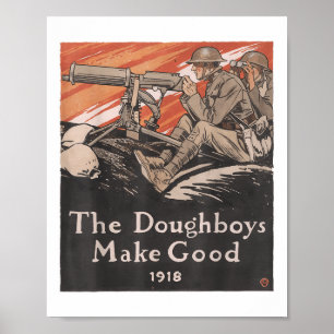 Poster Propagande Américaine vintage Usa Army Worl