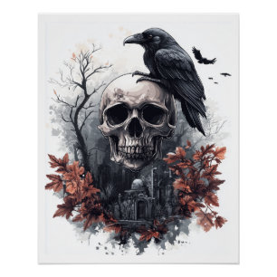 Poster Prophétie du Crâne et du Corbeau